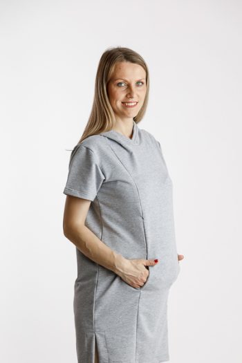 Sporty duks haljina za dojenje i trudnocu