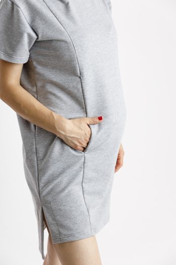 Sporty duks haljina za dojenje i trudnocu