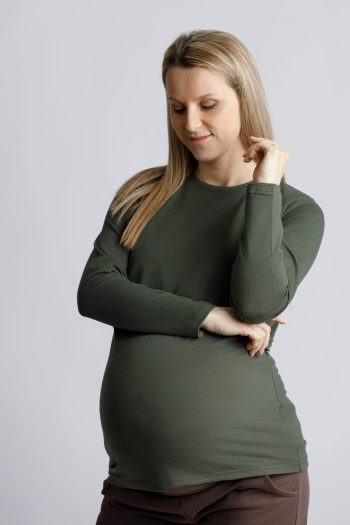Majica za dojenje dug rukav